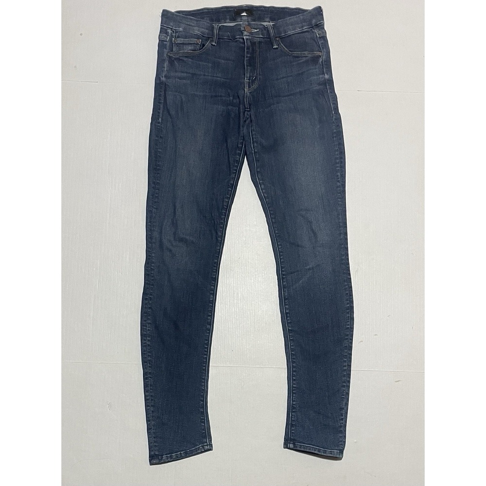 Mother The Looker Jeans Womens 27 Blue Here Kitty Kitty Skinny Stretch Denim USA